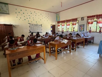 KEGIATAN SUMATIF AKHIR SEMESTER KELAS 6 SDN 379 POMPENGAN HARI PERTAMA